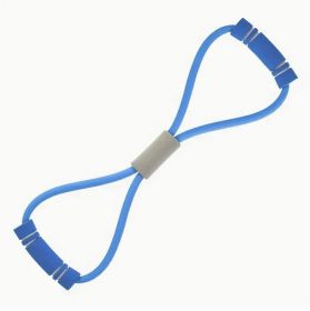8-Shaped Elastic Resistance Band (Color: Blue)