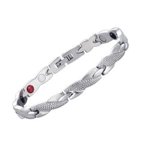 Simple Fashion Bracelet Men's Dragon Pattern Chain (Color: Silver)