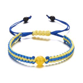 Creative Colorblock Bracelet Handwoven Adjustable Bracelets (Color: #5)