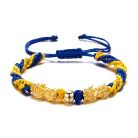 Creative Colorblock Bracelet Handwoven Adjustable Bracelets (Color: #9 Pixiu)