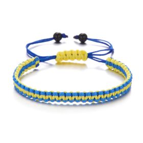 Creative Colorblock Bracelet Handwoven Adjustable Bracelets (Color: #2)