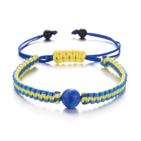 Creative Colorblock Bracelet Handwoven Adjustable Bracelets (Color: #3)
