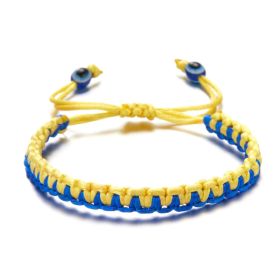 Creative Colorblock Bracelet Handwoven Adjustable Bracelets (Color: #6)